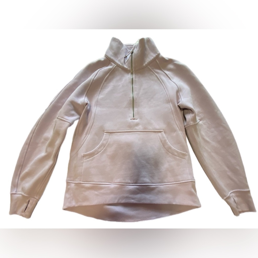 Lululemon Scuba Oversized Funnel-neck Half Zip Long Lilac Ether XS/S - Picture 8 of 14